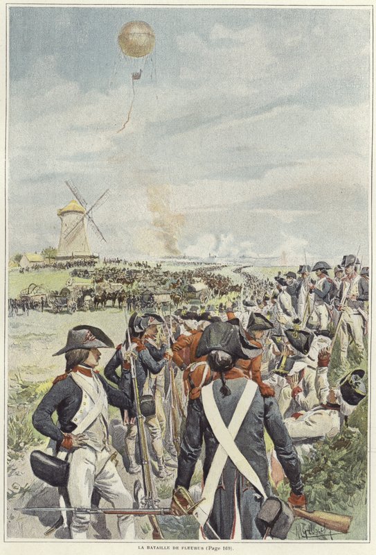 Batalla de Fleurus de Felicien baron de Myrbach-Rheinfeld