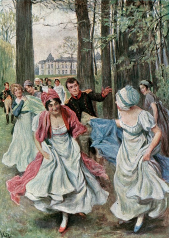 En el parque de Malmaison durante el Consulado de Felicien baron de Myrbach-Rheinfeld