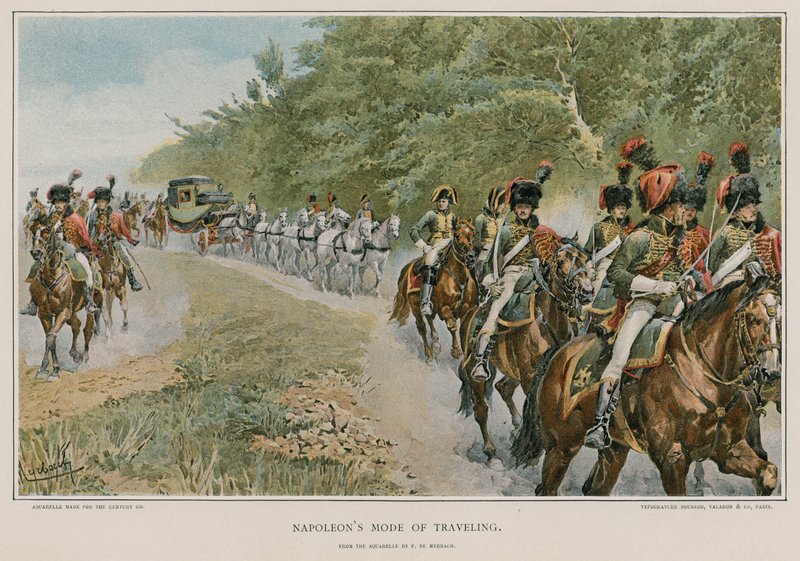 El modo de viajar de Napoleón de Felicien baron de Myrbach Rheinfeld
