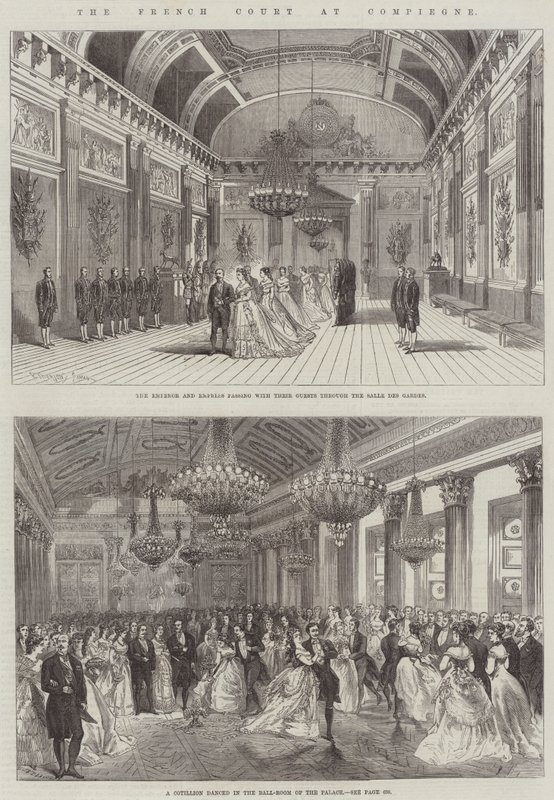 La corte francesa en Compiegne de Felix Thorigny