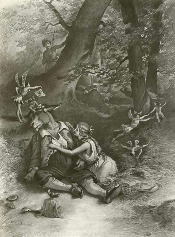 El Sueño de una Noche de Verano. Acto IV, Escena I de Felix Octavius Carr Darley