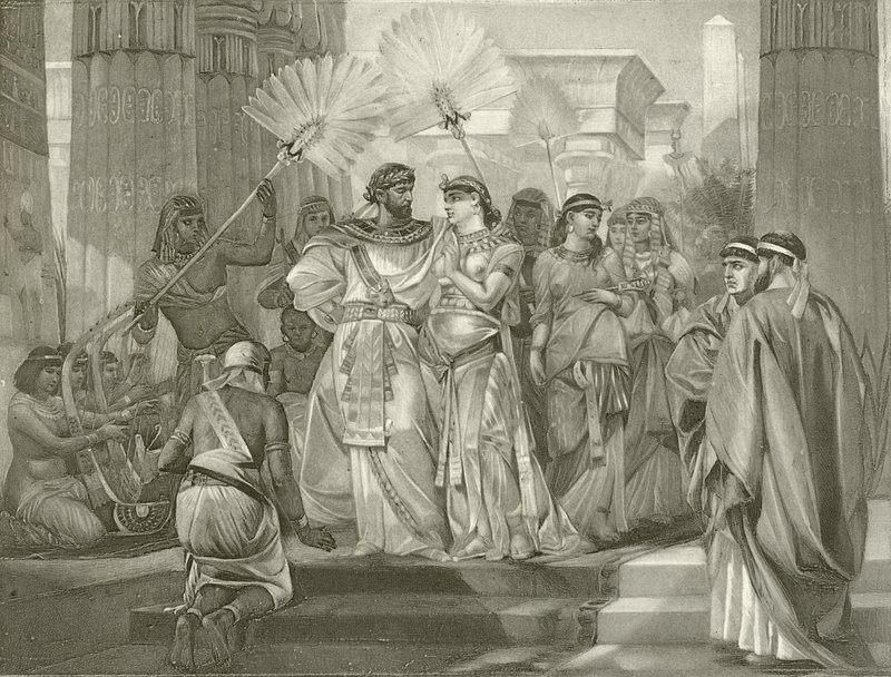 Antonio y Cleopatra. Acto I, Escena I de Felix Octavius Carr Darley