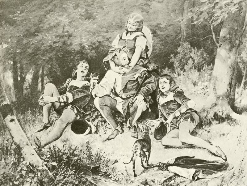 Como gustéis. Acto V, Escena III de Felix Octavius Carr Darley