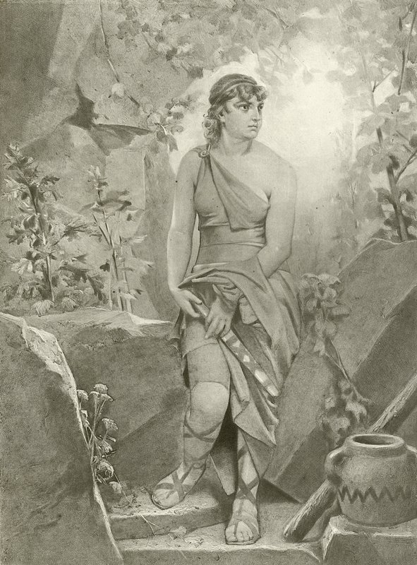 Cimbelino. Acto III, Escena VI de Felix Octavius Carr Darley