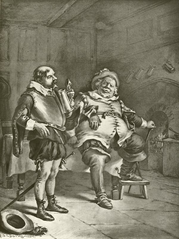 Primera Parte del Rey Enrique IV. Acto III, Escena III de Felix Octavius Carr Darley
