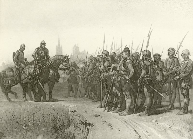 Primera Parte del Rey Enrique IV. Acto IV, Escena II de Felix Octavius Carr Darley