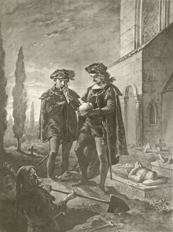 Hamlet. Acto V, Escena I de Felix Octavius Carr Darley