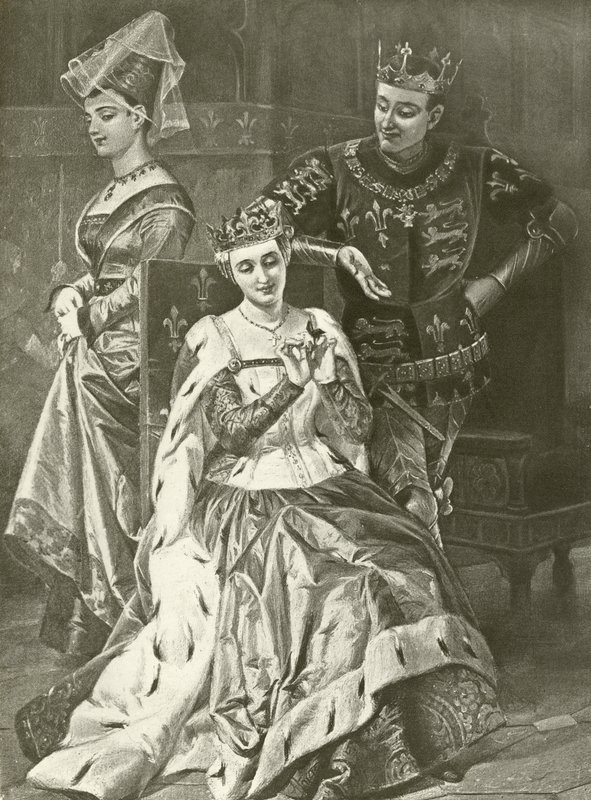 Rey Enrique Quinto. Acto V, Escena II de Felix Octavius Carr Darley