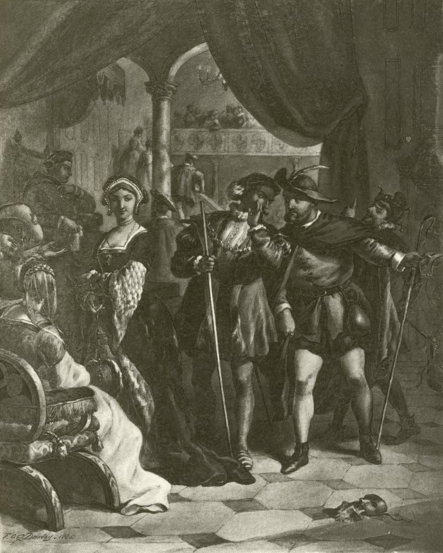 Rey Enrique VIII. Acto I, Escena IV de Felix Octavius Carr Darley