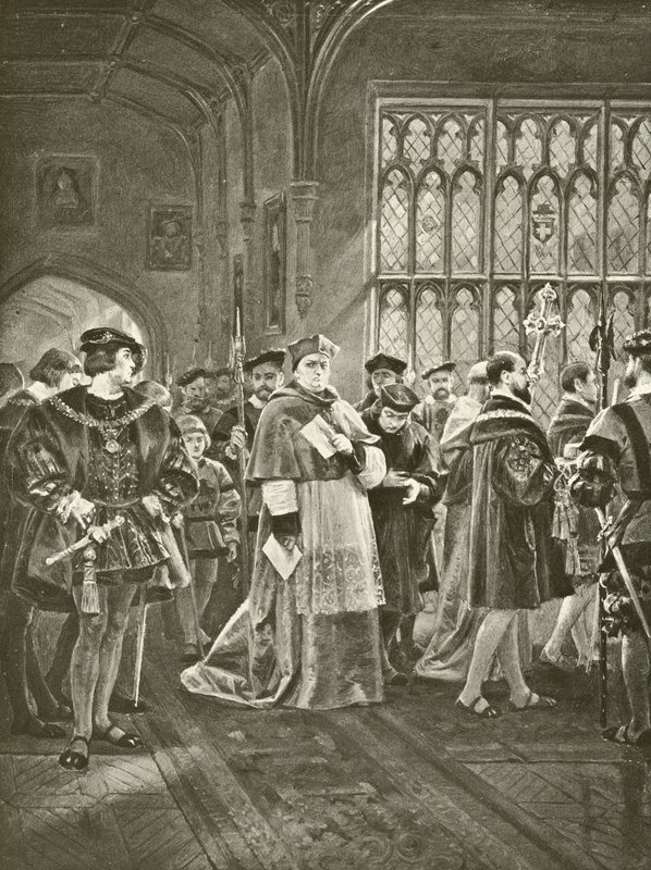 Rey Enrique VIII. Acto I, Escena I de Felix Octavius Carr Darley