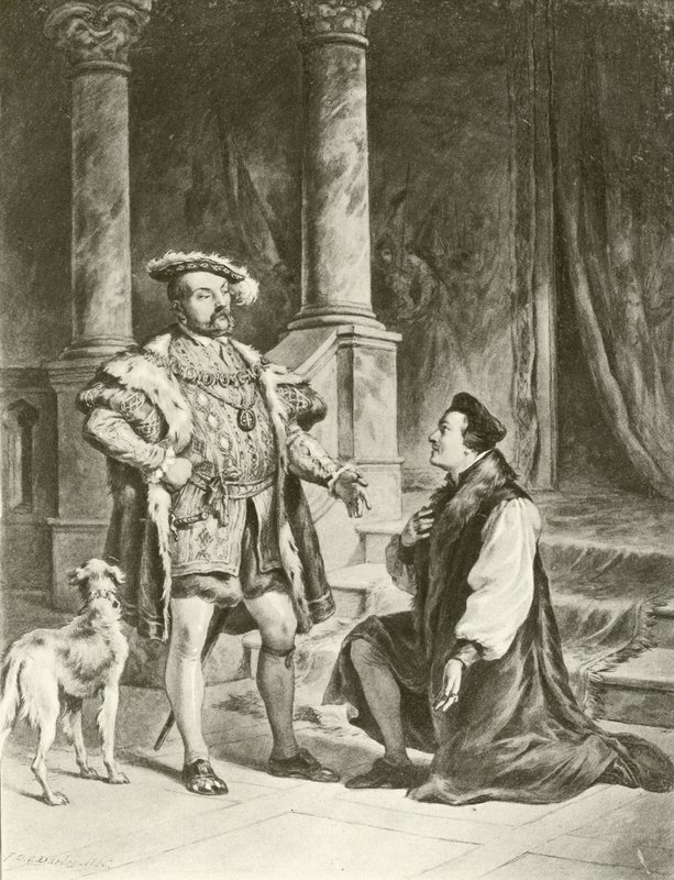 Rey Enrique VIII. Acto V-Escena I de Felix Octavius Carr Darley