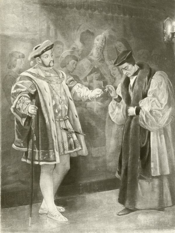 Rey Enrique VIII. Acto V, Escena I de Felix Octavius Carr Darley