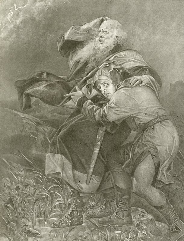 Rey Lear. Acto III, Escena II de Felix Octavius Carr Darley