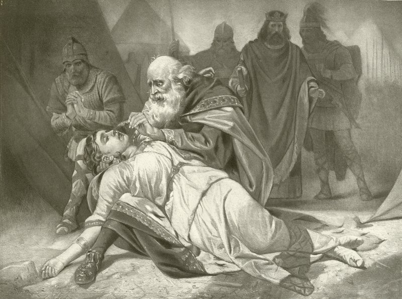 Rey Lear. Acto V, Escena III de Felix Octavius Carr Darley