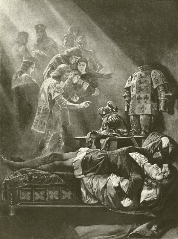 Rey Ricardo III. Acto V, Escena III de Felix Octavius Carr Darley