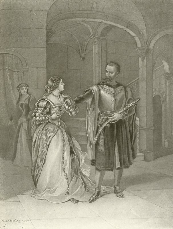 Otelo. Acto IV, Escena II de Felix Octavius Carr Darley