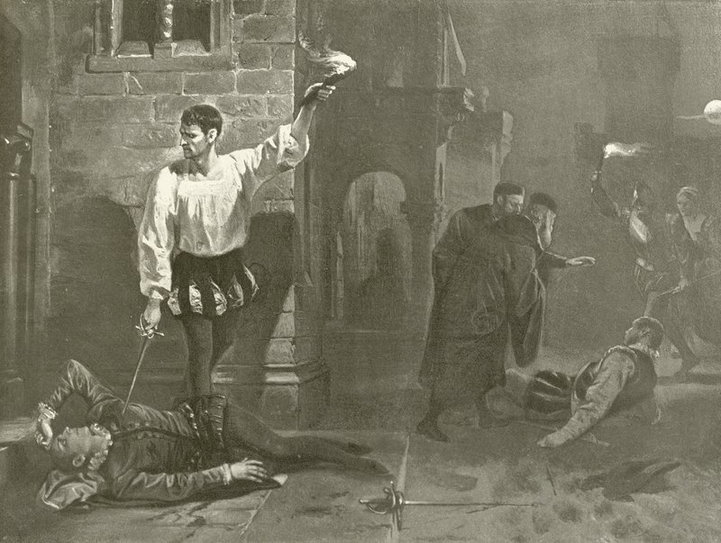 Otelo. Acto V, Escena I de Felix Octavius Carr Darley