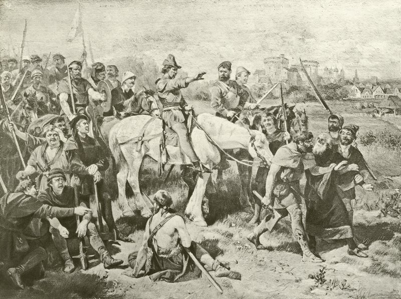 Segunda Parte Enrique VI. Acto IV, Escena VII de Felix Octavius Carr Darley