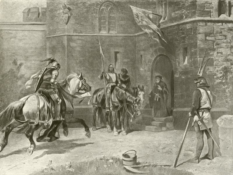 Segunda Parte del Rey Enrique IV. Acto I, Escena I de Felix Octavius Carr Darley