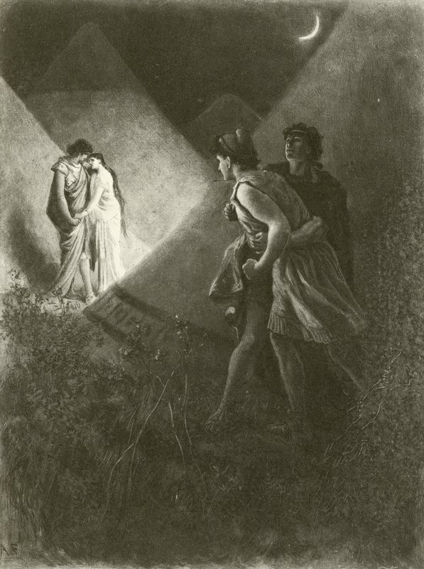 Troilo y Crésida. Acto V-Escena II de Felix Octavius Carr Darley