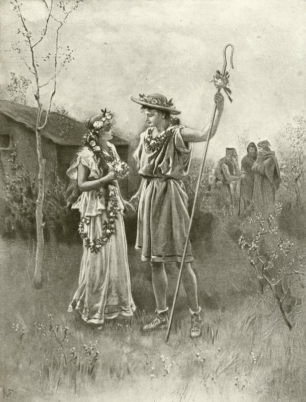 Cuento de invierno. Acto IV, Escena III de Felix Octavius Carr Darley