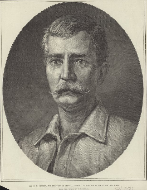 Henry Morton Stanley (grabado) de Felix Stone (after) Moscheles