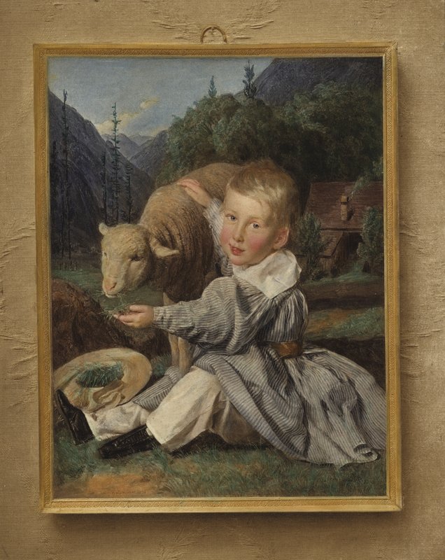 Retrato de Gustav von Arthaber de niño de Ferdinand Georg Waldmuller