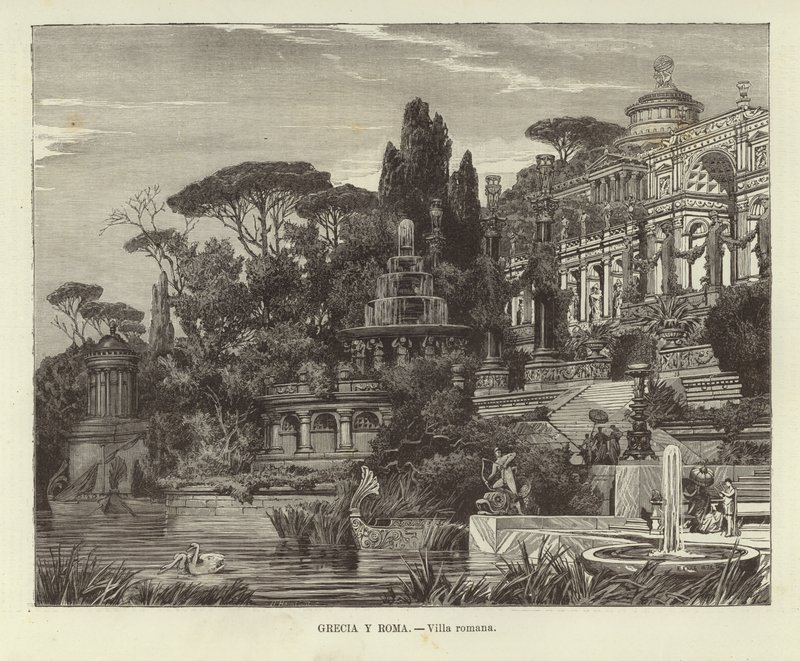 Grecia y Roma - Villa romana de Ferdinand Knab