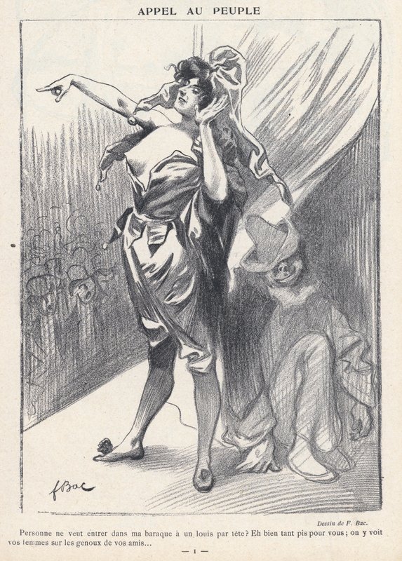Llamamiento al pueblo (litografía) de Ferdinand Sigismund Bac