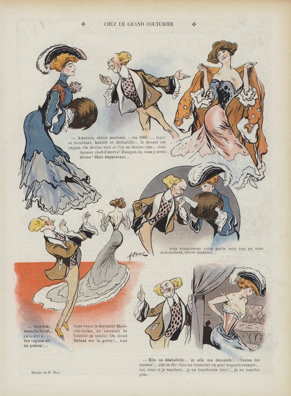 Ilustración para Le Rire (litografía en color) de Ferdinand Sigismund Bac