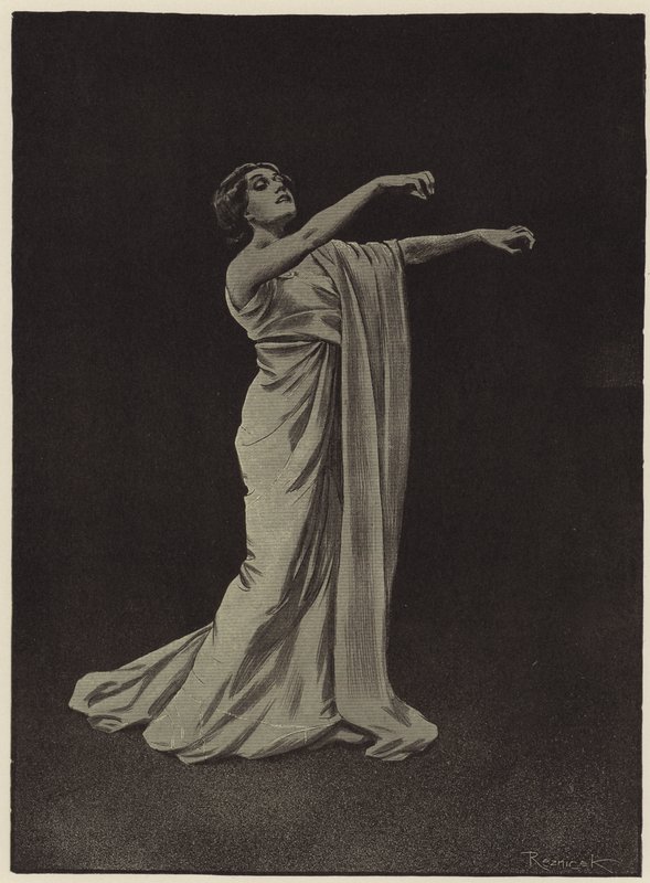 Bailarina dormida de Ferdinand von Reznicek