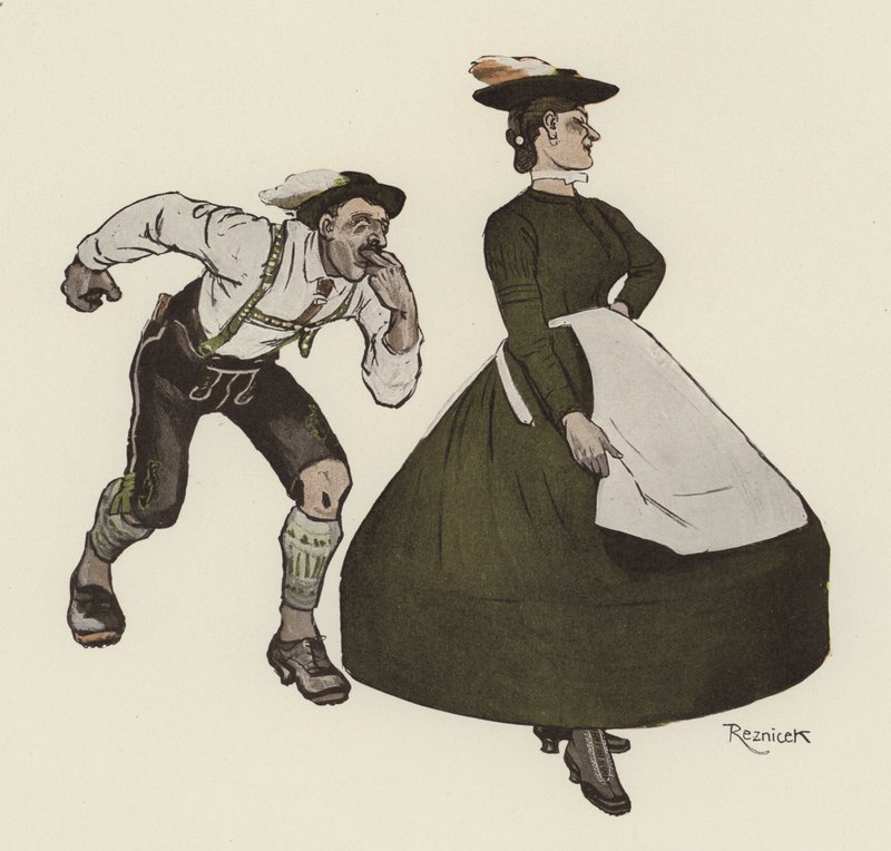 Schuhplattler de Ferdinand von Reznicek
