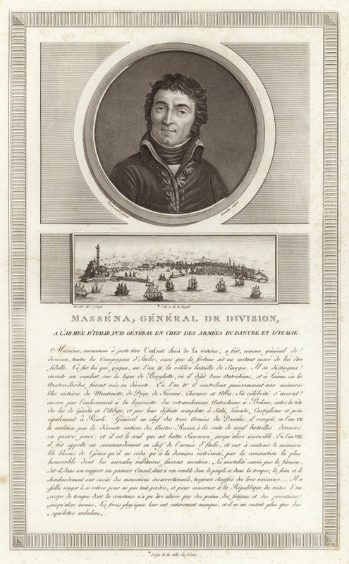 Retrato de André Massena de Fereol Bonnemaison