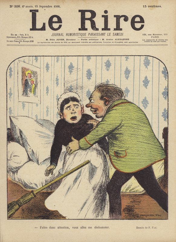 Ilustración para Le Rire de Fernand Fau