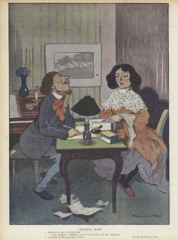 Ilustración para Le Rire de Fernand Fau