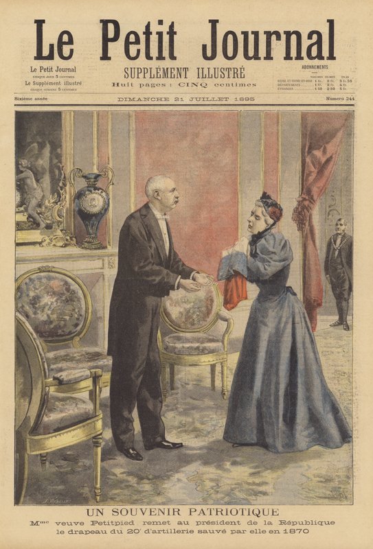 Un recuerdo patriótico de Fortune Louis Meaulle