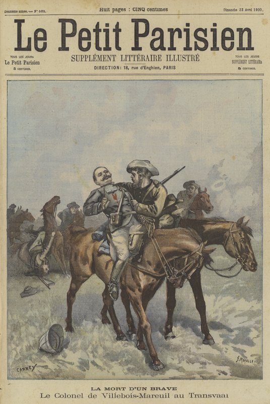 Muerte del Coronel Villebois-Mareuil en Transvaal de Fortune Louis Meaulle