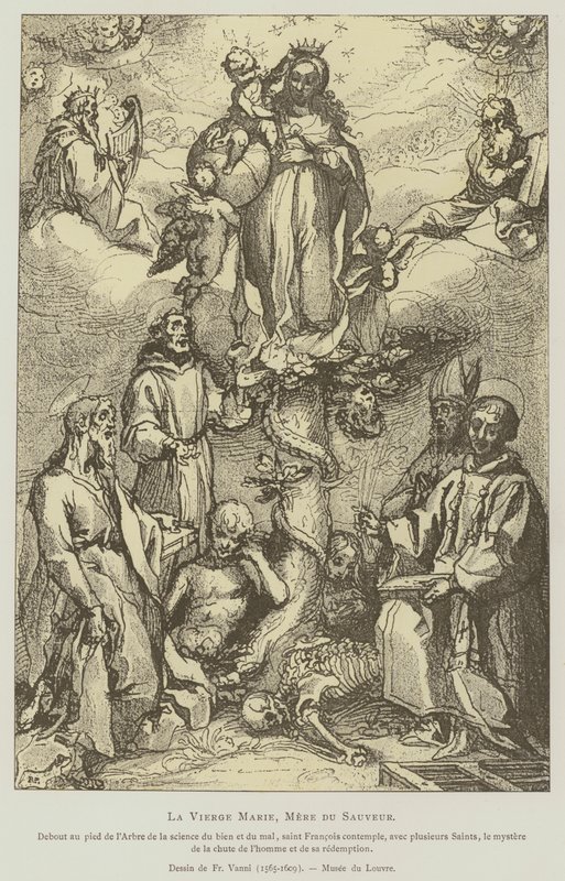 La Virgen María, madre de Cristo el Salvador de Francesco Vanni