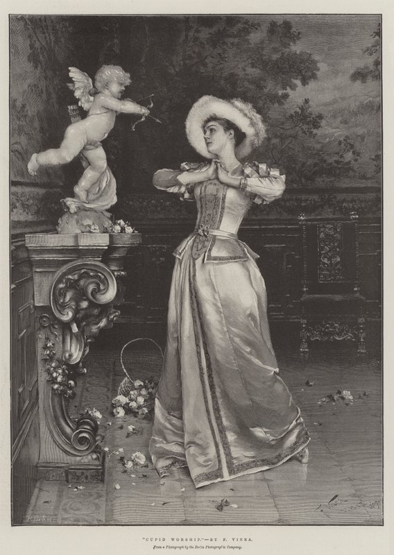 Adoración de Cupido de Francesco Vinea