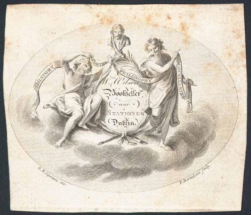 Tarjeta comercial, William Wilson de Francesco Bartolozzi