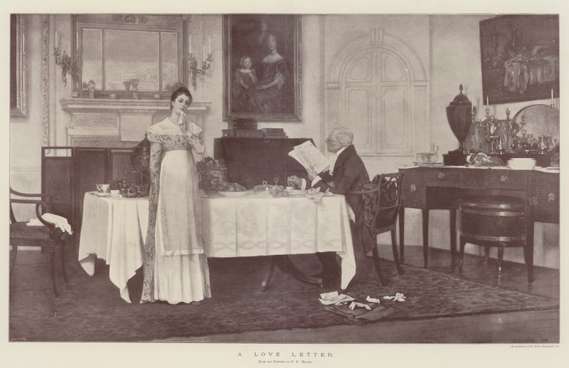 Una carta de amor de Francis Davis Millet
