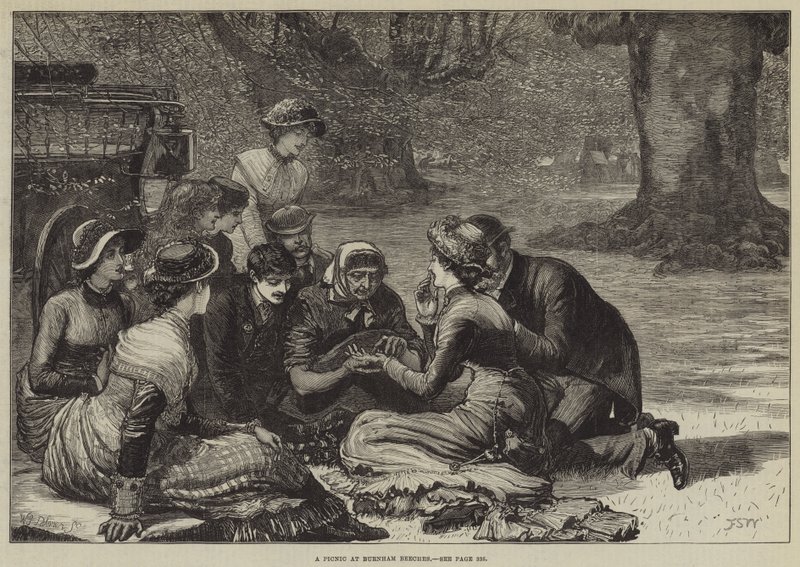 Un picnic en Burnham Beeches de Francis S. Walker
