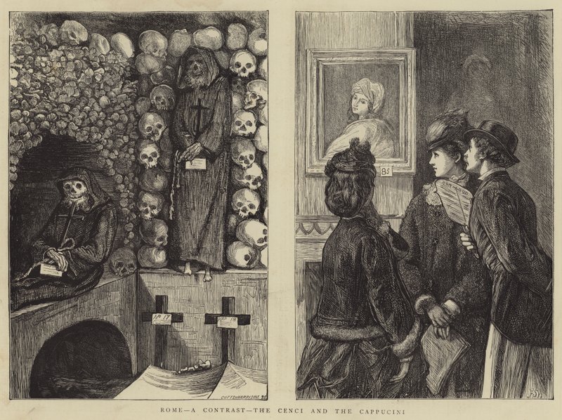 Roma, un contraste, los Cenci y los Capuchinos de Francis S. Walker