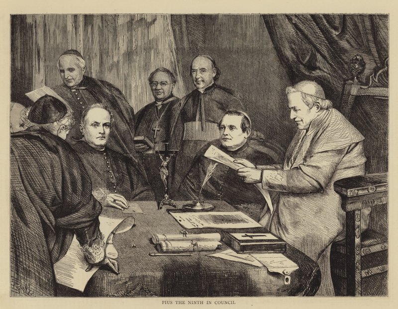 Pío IX en el Consejo de Francis Wilfred Lawson