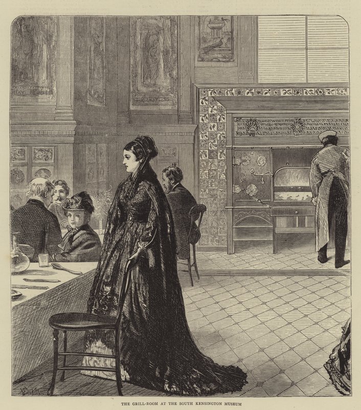 El Grill-Room en el Museo de South Kensington de Francis Wilfred Lawson