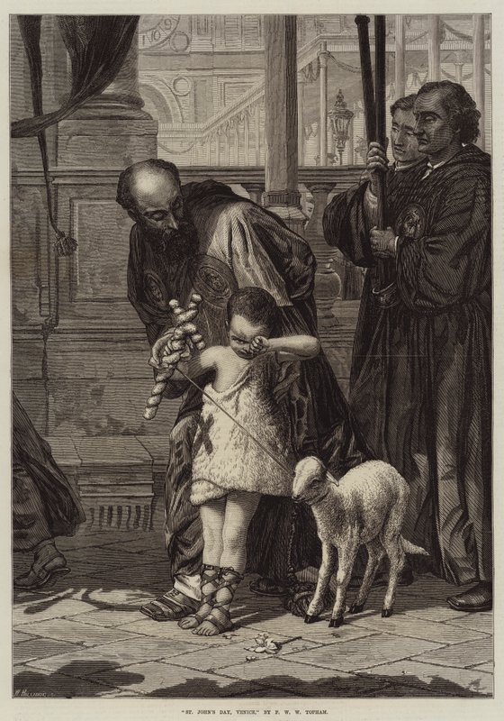 El Día de San Juan, Venecia de Francis William Topham