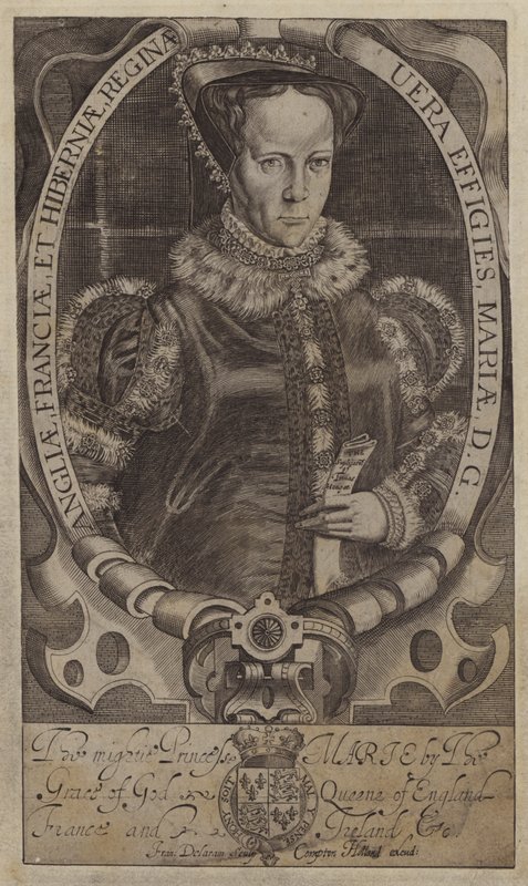 María, Reina de Escocia (grabado) de Francis (after) Delaram