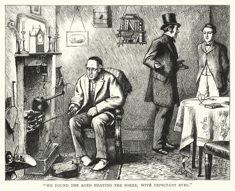 Ilustración para Grandes Esperanzas de Charles Dickens de Francis Arthur Fraser