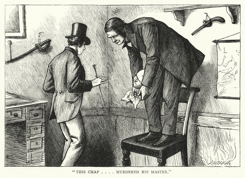 Ilustración para Grandes Esperanzas de Charles Dickens (grabado) de Francis Arthur Fraser
