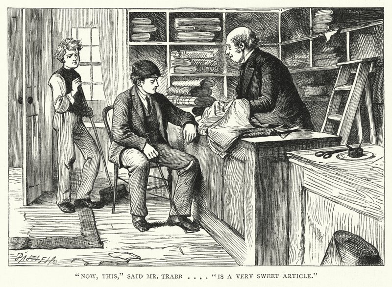 Ilustración para Grandes Esperanzas de Charles Dickens (grabado) de Francis Arthur Fraser